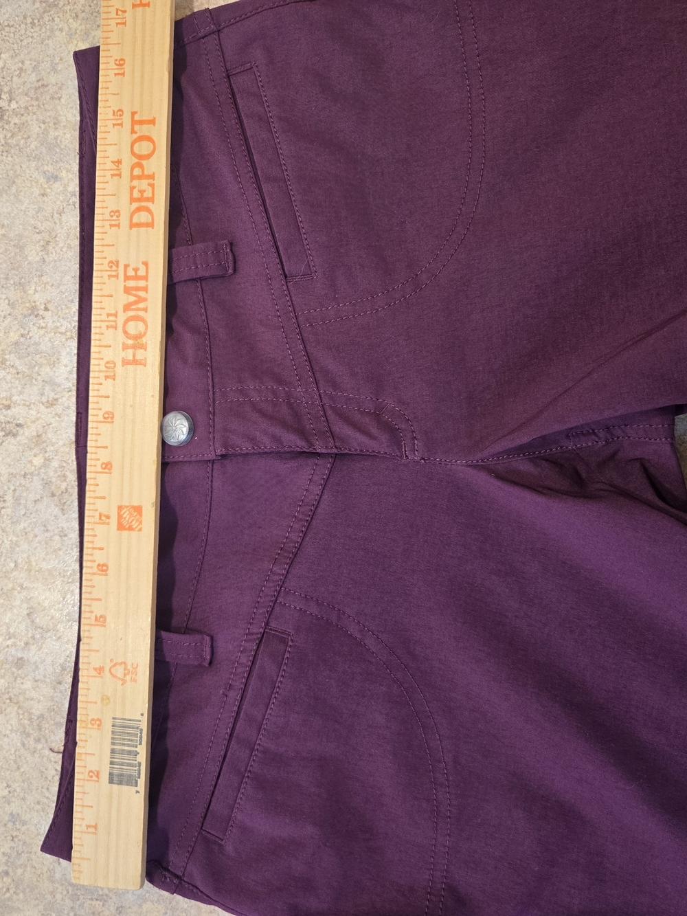 Athleta Dipper Cargo Pants Women's 8 Tall NWOT Burgundy Purple Utility Stretch - Picture 7 of 9